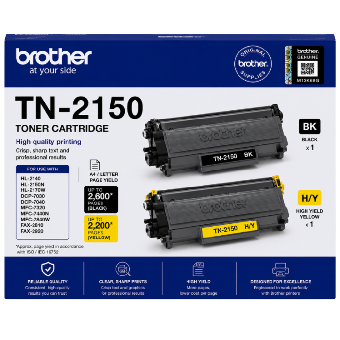 Brother Toner TN-2150 Blk H/Y