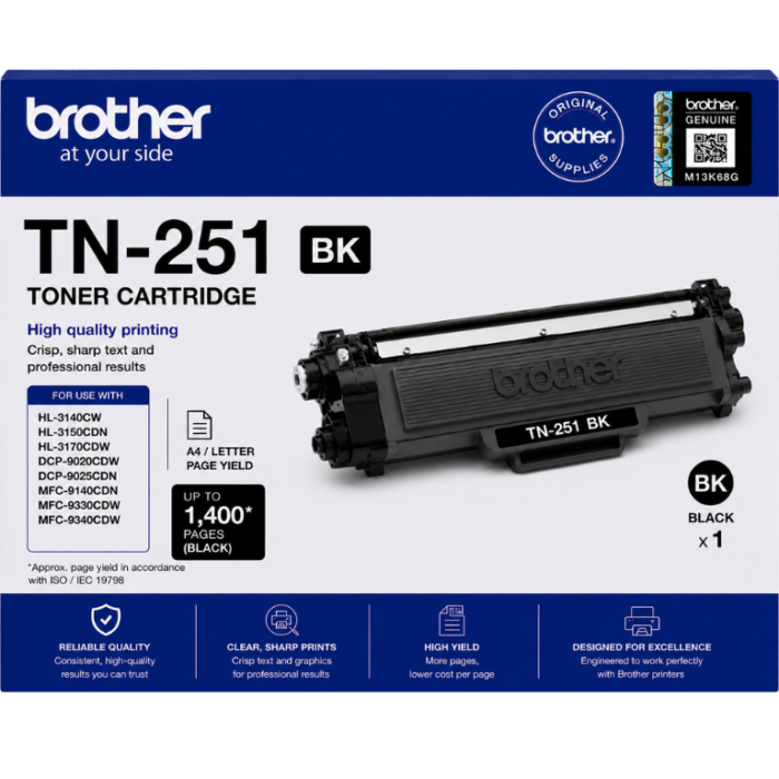 Brother Toner TN-251 Bk Brother Toner TN-251 Bk