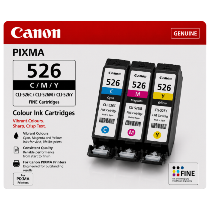 Canon 526 Colours Canon 526 Colours