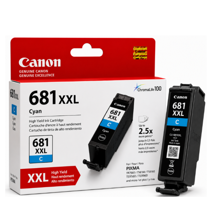Canon 681XXL Original Cyan Ink Canon 681XXL Original Cyan Ink