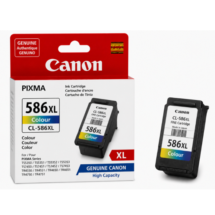 Canon CL-586XL Colour Genuine High Capacity Ink Cartridge Canon CL-586XL Colour Genuine High Capacity Ink Cartridge