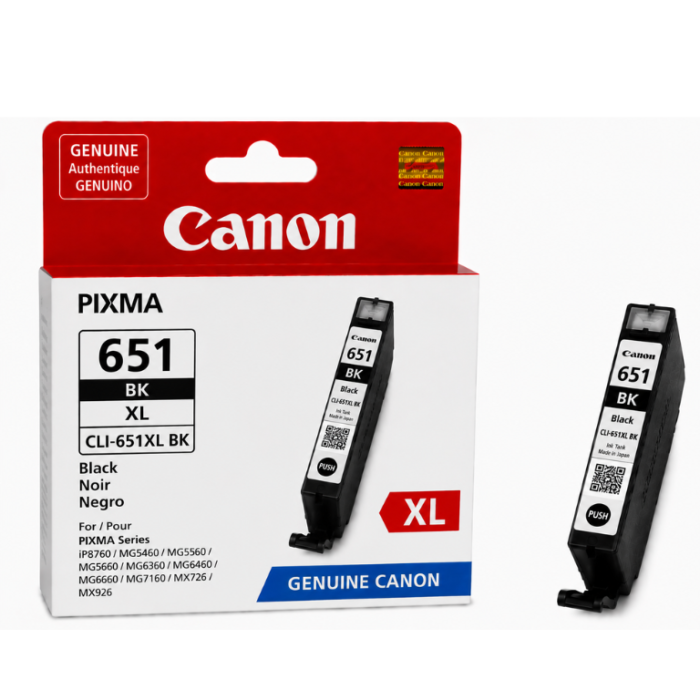 Canon CLI-651XL Black Genuine Ink Cartridge Canon CLI-651XL Black Genuine Ink Cartridge