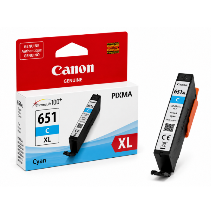 Canon CLI-651XL Cyan Genuine Ink Cartridge Canon CLI-651XL Cyan Genuine Ink Cartridge