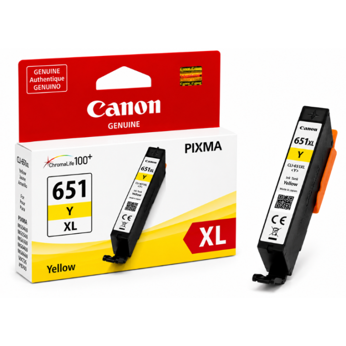 Canon CLI-651XL Yellow Genuine Ink Cartridge