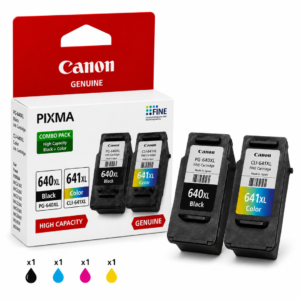 Canon PG-640XL & CLI-641XL High Capacity Genuine Combo Pack