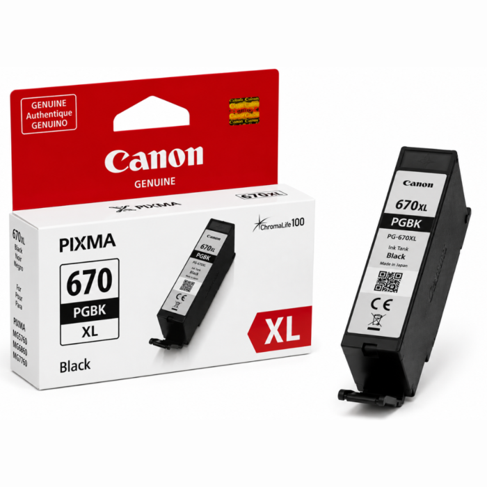 Canon PG 670XL Black Genuine Ink Cartridge Canon PG 670XL Black Genuine Ink Cartridge