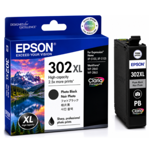 Epson 302XL Original Photo Black Ink Cartridge