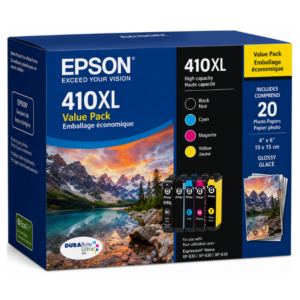 Epson 410XL Original Value Pack with 20 Photo Papers