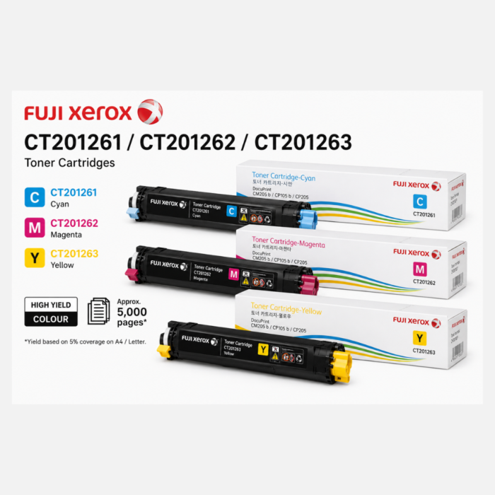Fuji Xerox CT201261/262/263 C/M/Y