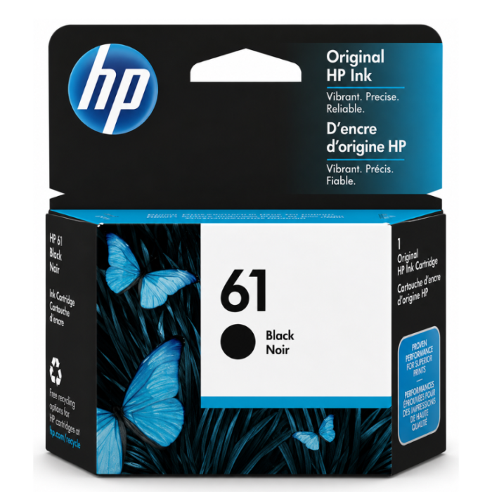 HP 61 Black Genuine Ink Cartridge