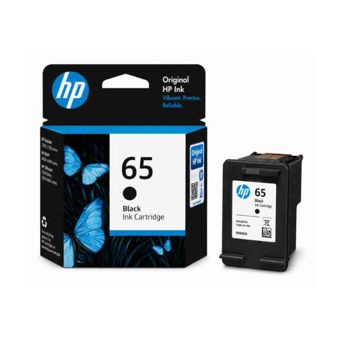 HP 65 Black Genuine Ink Cartridge