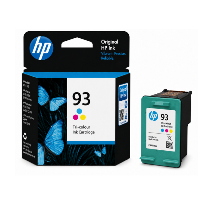 HP 93 Tri-Colour Genuine Ink Cartridge