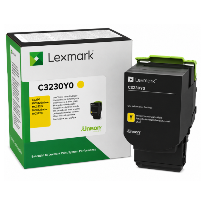 Lexmark C3230 Original Yellow Toner Lexmark C3230 Original Yellow Toner