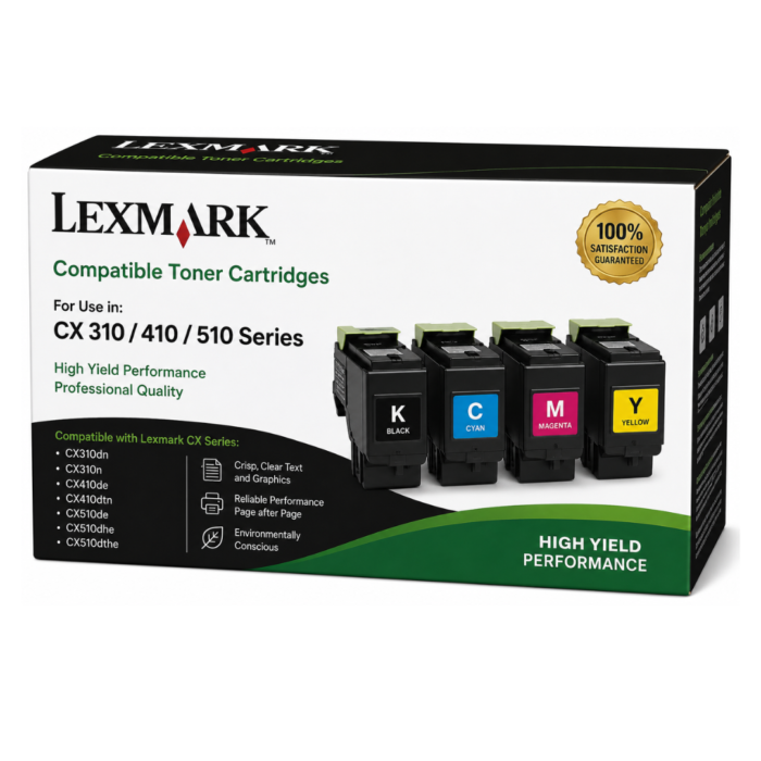 Lexmark Compatible CX 310410510 Toner Cartridges Lexmark Compatible CX 310/410/510 Toner Cartridges