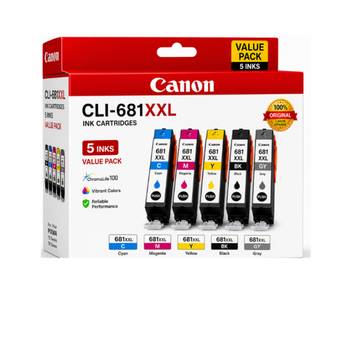 Canon CLI 681XXL Original Value Pack 5 INKS