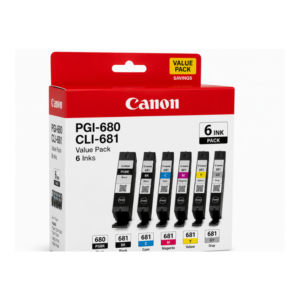 Canon PGI 680 and CLI 681 Original Value Pack 6 INKS