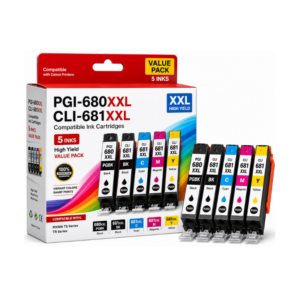 Canon PGI 680XXL/ CLI 681XXL Compatible Value Pack 5 INKS