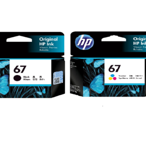 HP 67 Original Black and Tri-colour Combo Pack