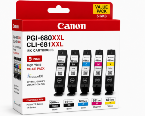 Canon PGI 680XXL/ CLI 681XXL Original Value Pack 5 INKS