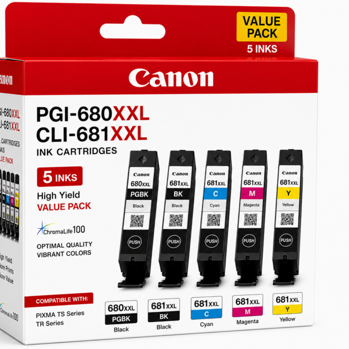 Canon PGI 680XXL/ CLI 681XXL Original Value Pack 5 INKS